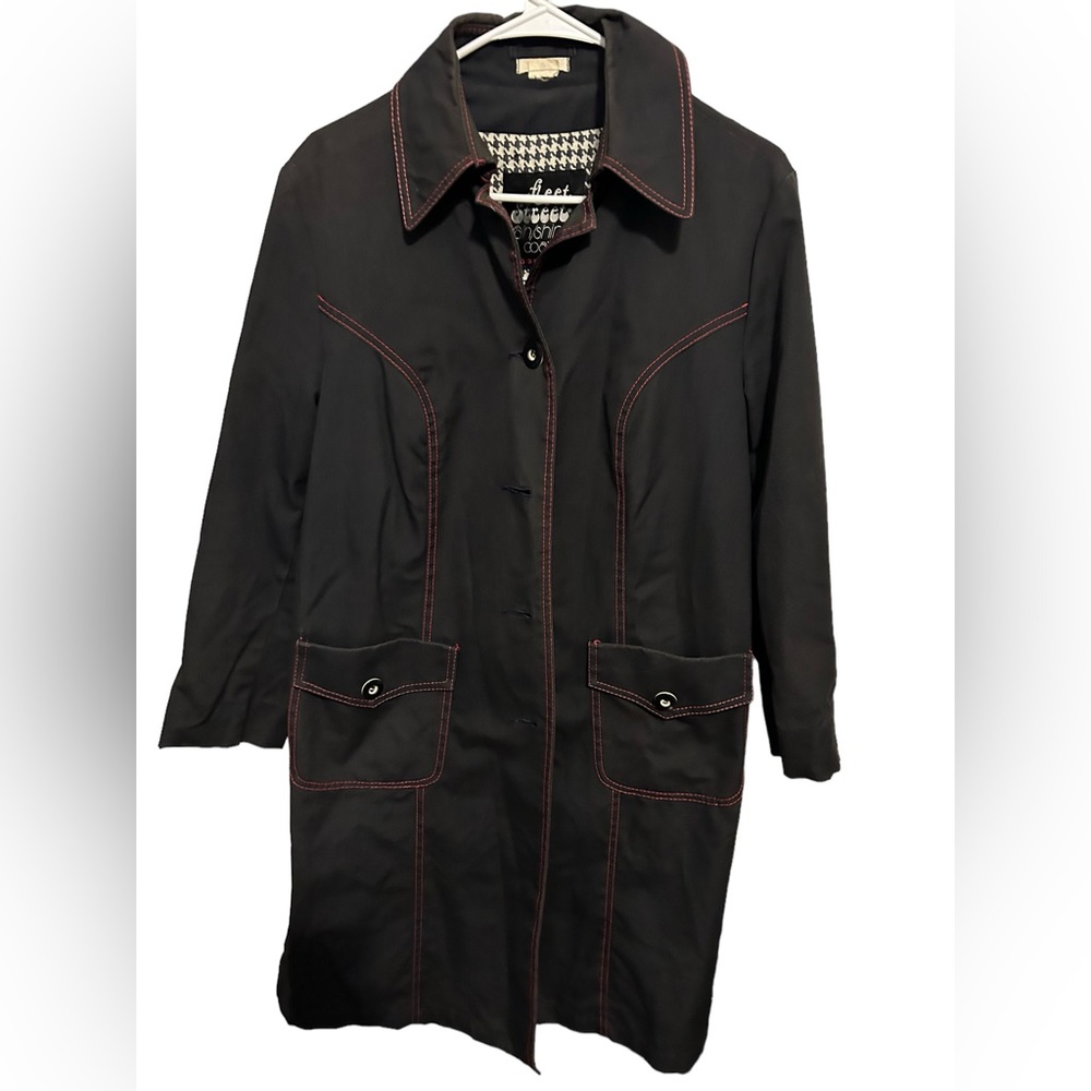 1960s Fleet Street trench Raincoat-Size 12